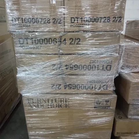 PALLET OF ASSORTED FLAT PACK FURNITURE PARTS 