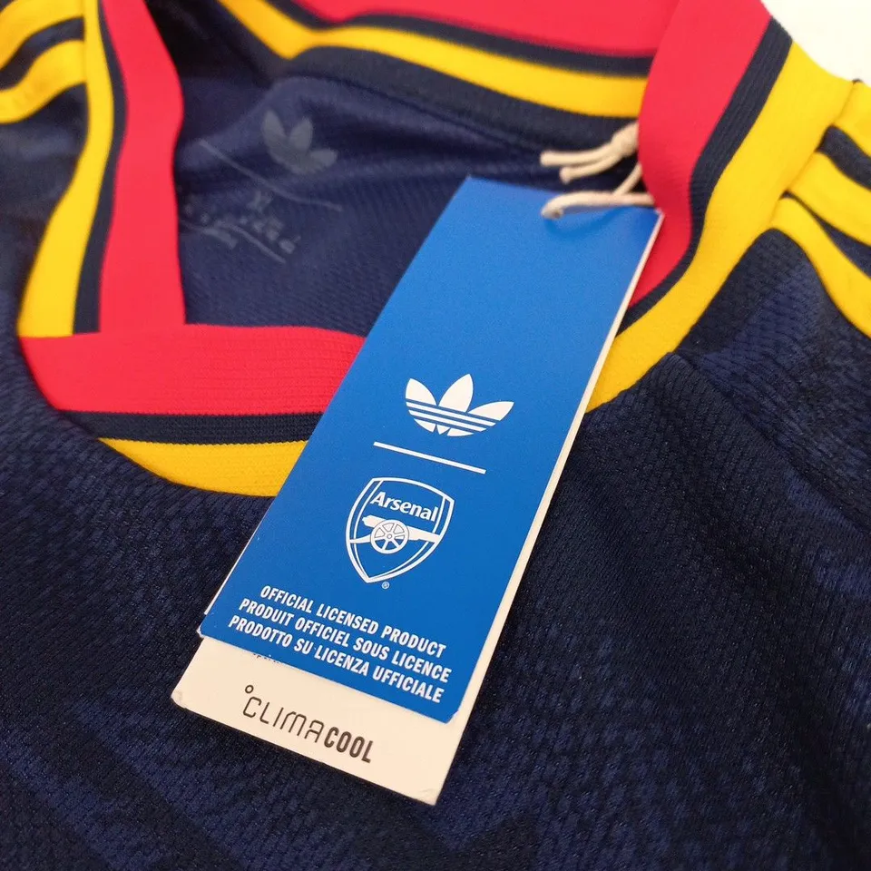 ADIDAS ARSENAL FOOTBALL CLUB JERSEY – BLUE, OFFICIAL LICENSED PRODUCT (XL)