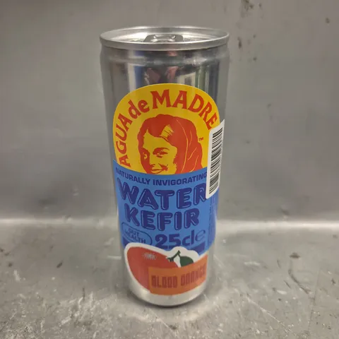 24 X AGUA DE MADRE WATER KEFIR BLOOD ORANGE DRINKS - 24 X 250ML