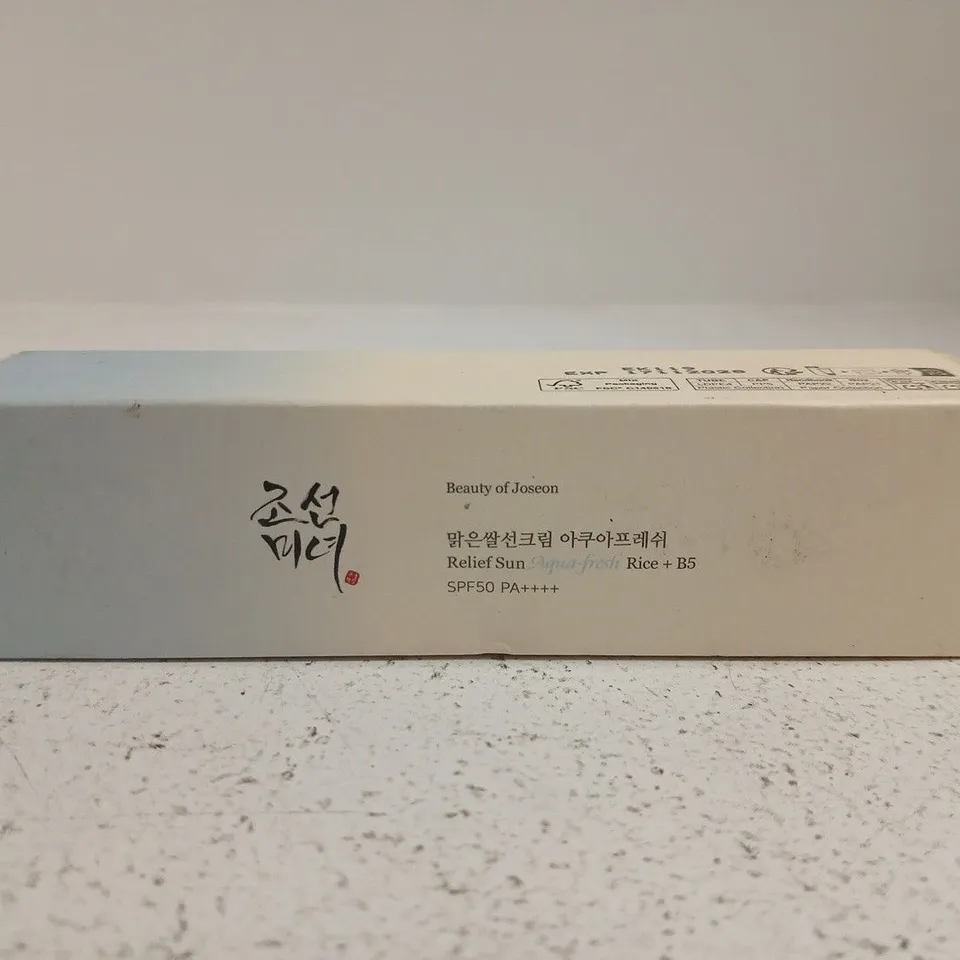 BEAUTY OF JOSEON RELIEF SUN RICE + B5 SPF50 PA++++ (50ML)