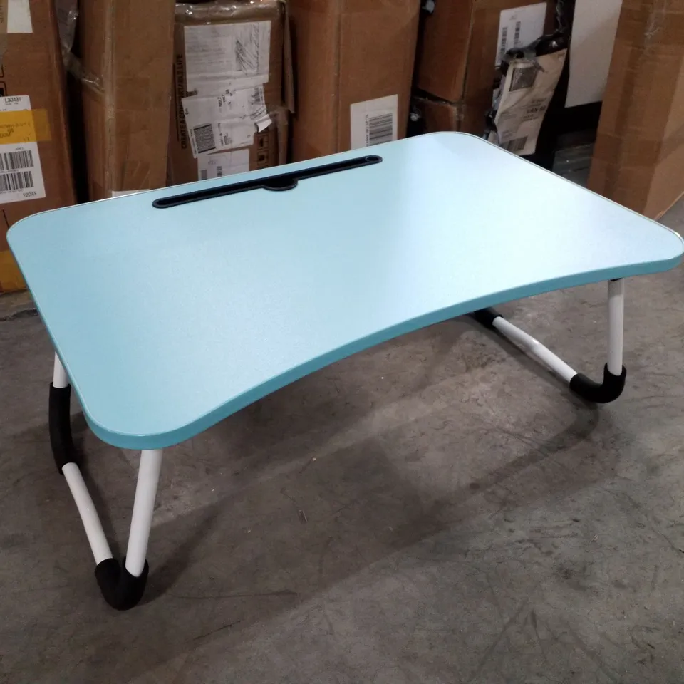 BOXED LAPTOP TABLE - LIGHT BLUE