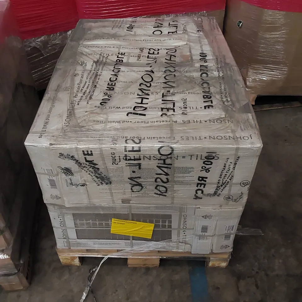 PALLET OF APPROX 32 X CARTONS OF JOHNSON TILES, MODERN SLATE POLISHED PORCELAIN FLOOR & WALL TILES - 8 TILES PER CARTON // TILE SIZE: 600 x 300 x 9.5mm