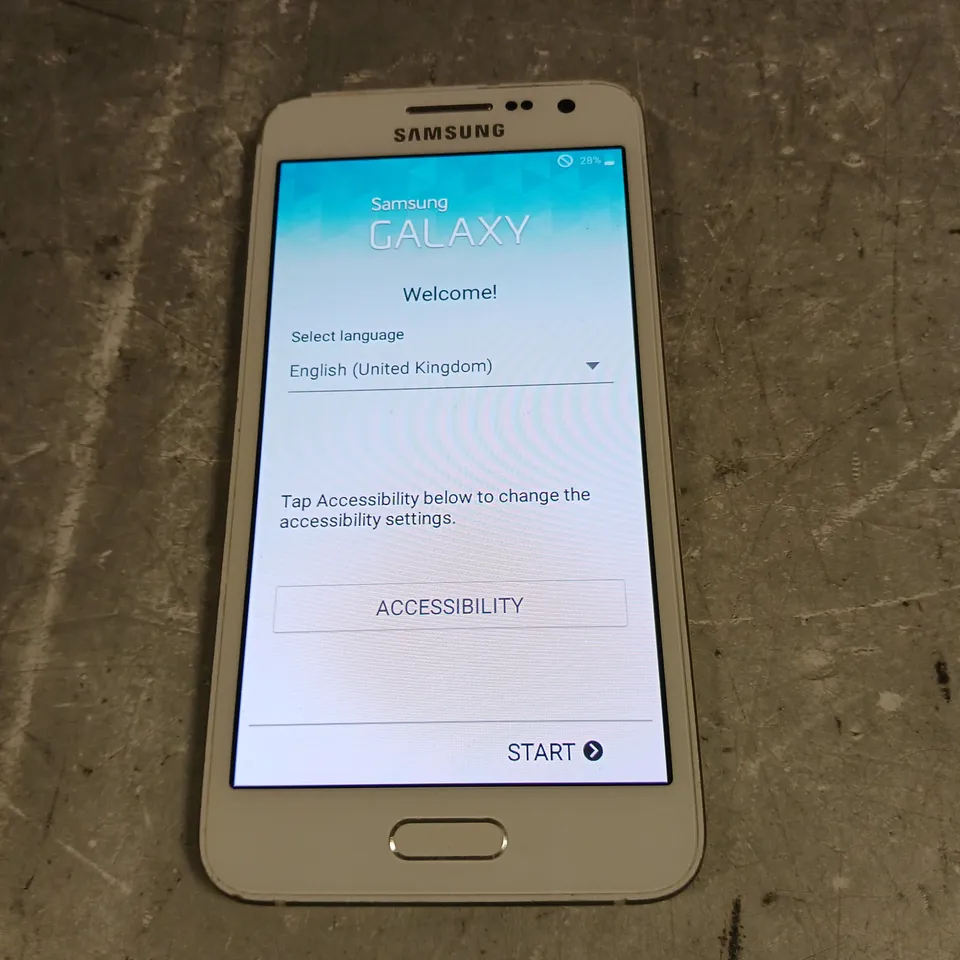 SAMSUNG GALAXY A3 WHITE SM-A300FU