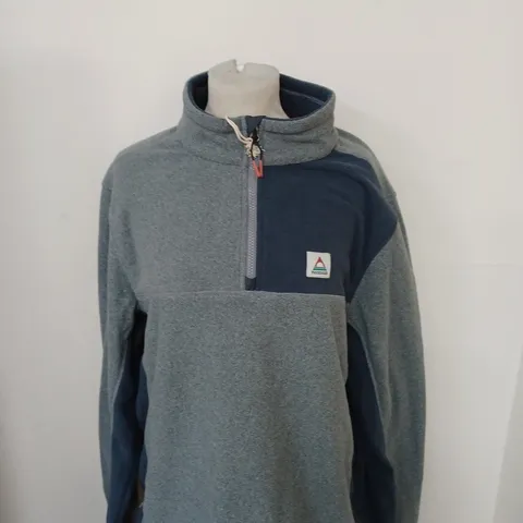 PASSENGER ROOT POLAR 1/4 ZIP FLEECE SIZE L