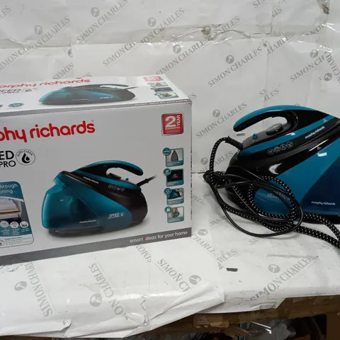 MORPHY RICHARDS 332101 AUTO CLEAN SPEED STEAM PRO 7 BAR STEAM GENERATOR IRON