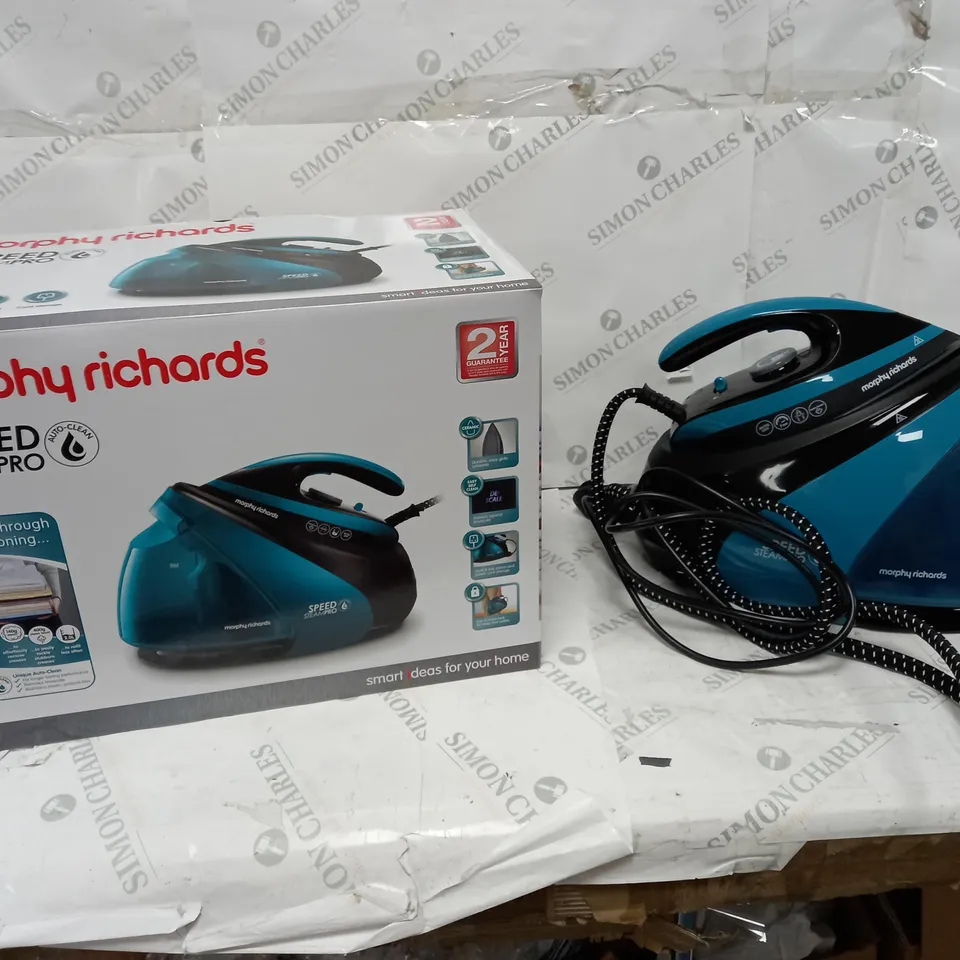MORPHY RICHARDS 332101 AUTO CLEAN SPEED STEAM PRO 7 BAR STEAM GENERATOR IRON