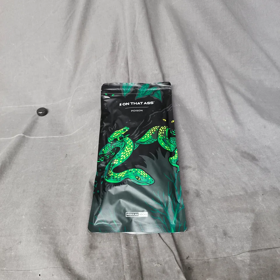 ON THAT ASS POISON REGULAR SOCKS SIZE 39 - 42