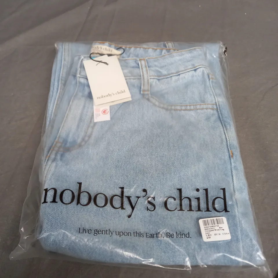 SEALED NOBODYS CHILD CROPPED WIDE LEG JEAN - UK 8