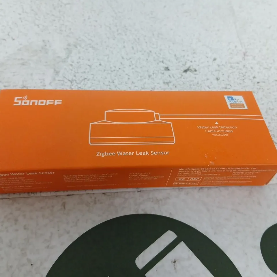 SONOFF ZIGBEE WATER LEAK SENSOR – BOXED