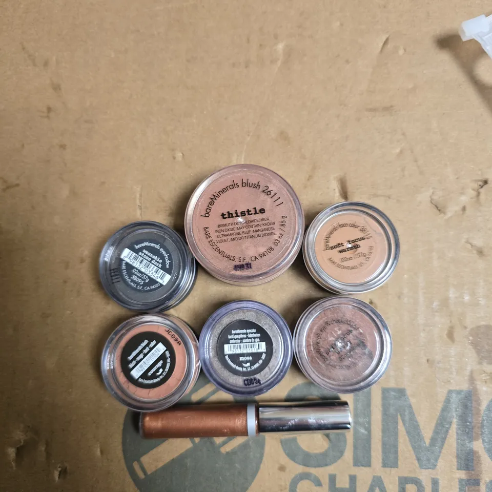 7 ASSORTED BAREMINERALS COSMETICS 