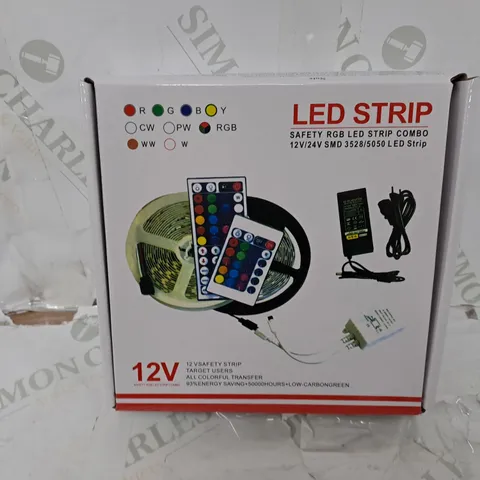 BOXED 12V LED STRIP SAFETY RGB LED STRIP COMBO