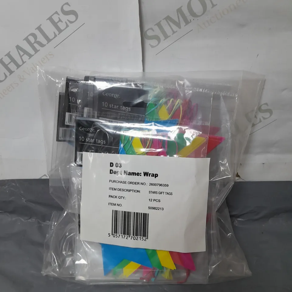 BOXED GEORGE 10 STAR BAG 120 PIECES 