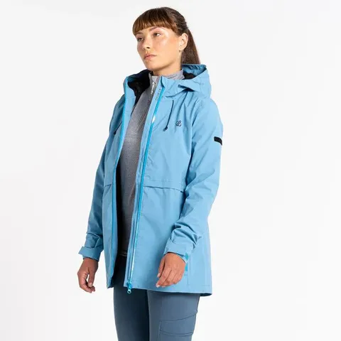 DARE2B WOMEN'S SWITCH UP II WATERPROOF JACKET OUTDOOR NIAGRA BLUE SIZE 16