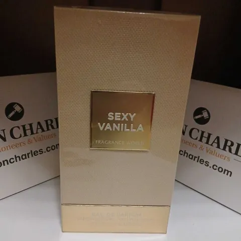 BOXED AND SEALED SEXY VANILLA FRAGRANCE WORLD EAU DE PARFUM 150ML
