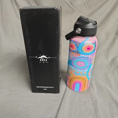 ORKA INSULATED REUSABLE BOTTLE IN MULTI 32 OZ