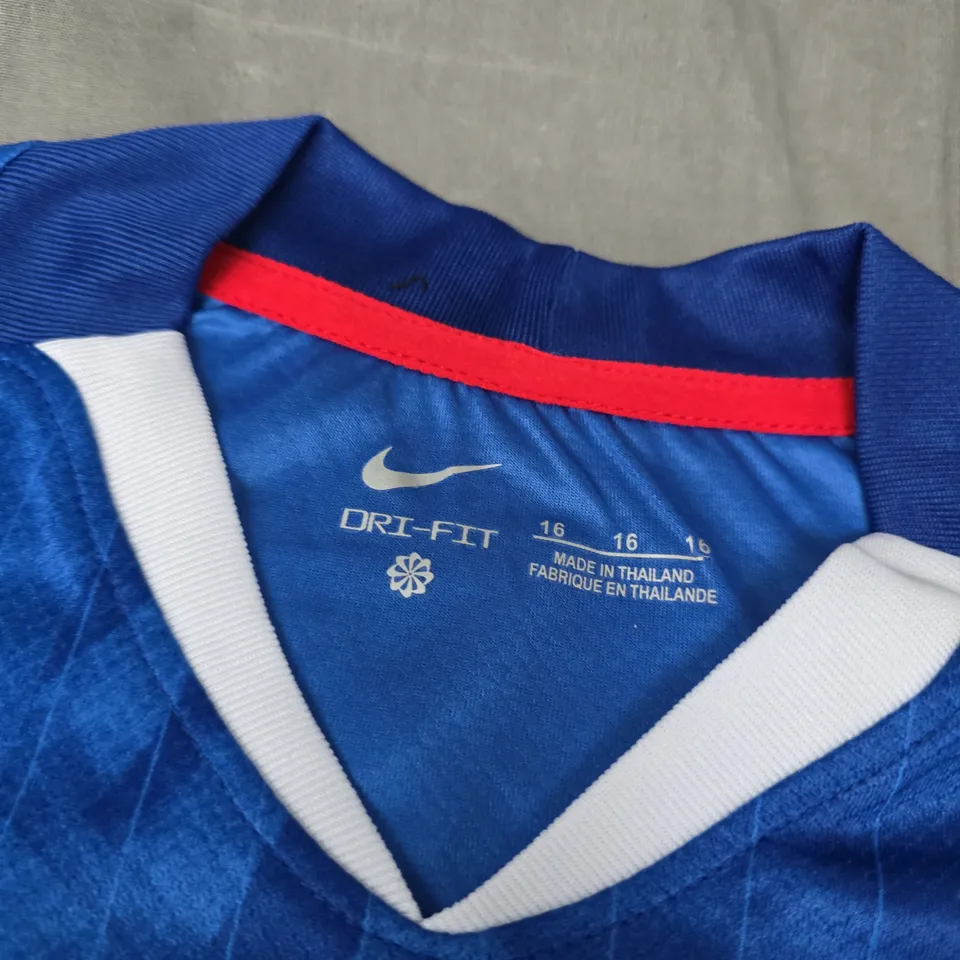 CHELSEA FC FOOTBALL KIT – NIKE – JERSEY & SHORTS SET, SIZE 16 (YOUTH)