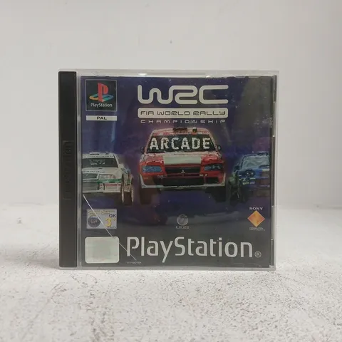 WRC FIA WORLD RALLY CHAMPIONSHIP PLAYSTATION 1 VIDEO GAME