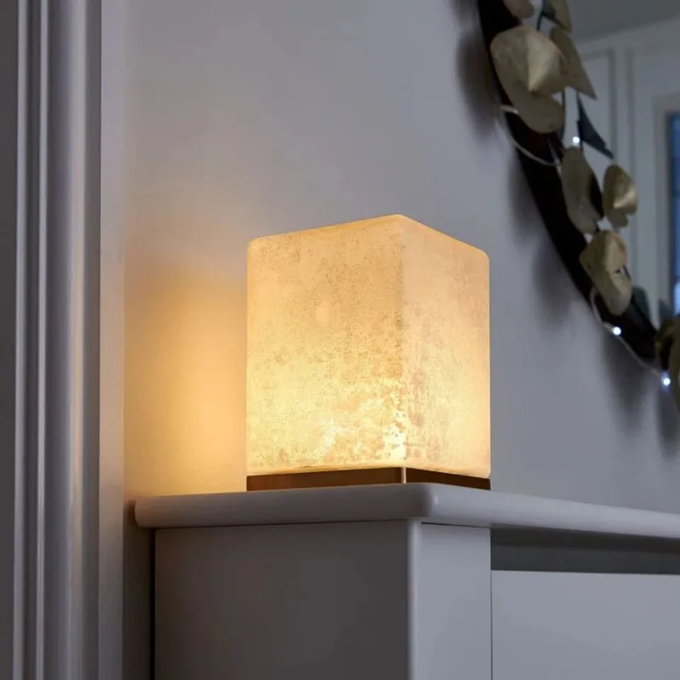 BOXED ALAZAH DELPHINE RECHARGEABLE WIRELESS TABLE LAMP WITH REMOTE (1 BOX)