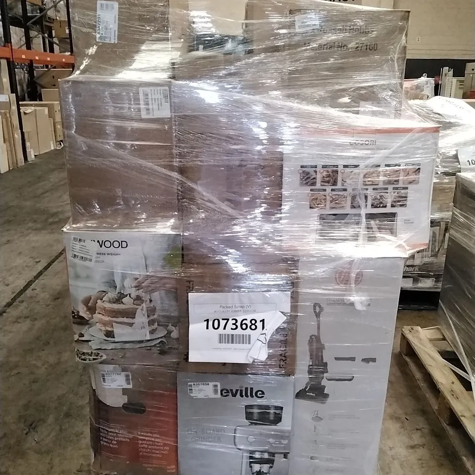 PALLET OF APPROXIMATELY 30 UNPROCESSED RAW RETURN HOUSEHOLD AND ELECTRICAL GOODS TO INCLUDE;