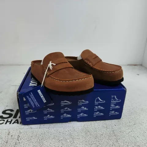 BIRKENSTOCK BROWN SIZE 36 BOXED