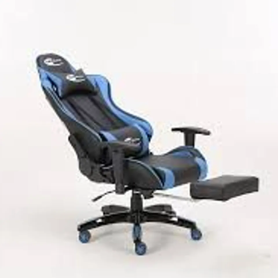 BOXED SIT BETTER WORK HARDER GAMING LOUNGER IN BLUE