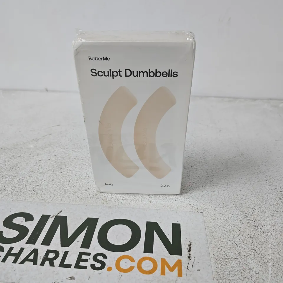 BETTERME SCULPT DUMBBELLS – IVORY, 2.2 LB