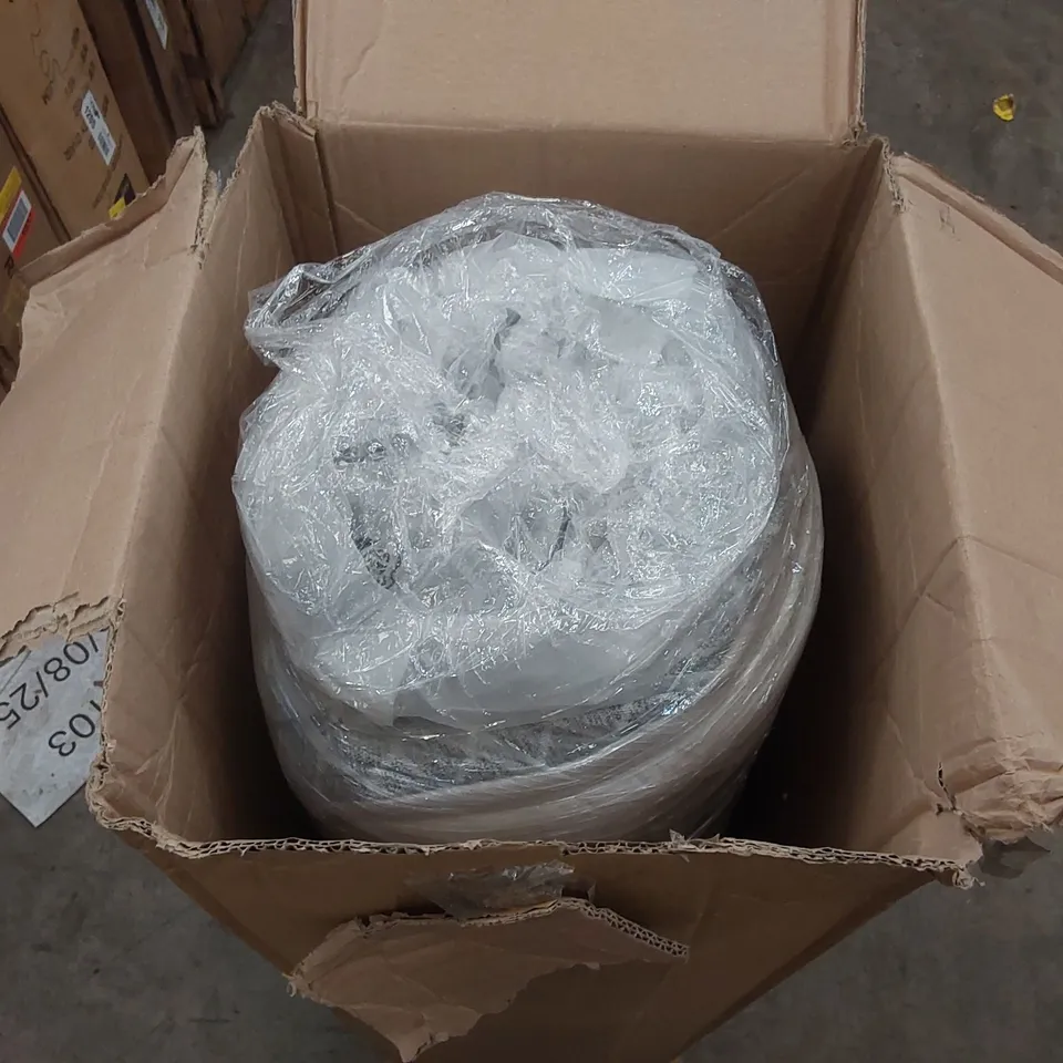 QUALITY BOXED, BAGGED AND ROLLED WAVY QUILTED 3FT SINGLE MATTRESS 