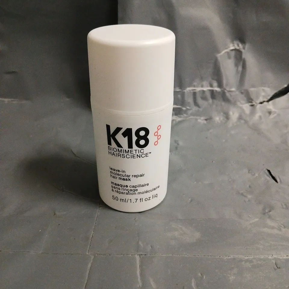 K18 LEAVE-IN MOLECULAR REPAIR HAIR MASK 50ML