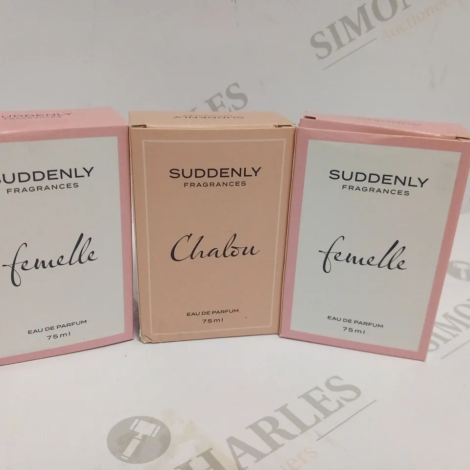 APPROXIMATELY 5 ASSORTED SUDDENLY FRAGRANCES
