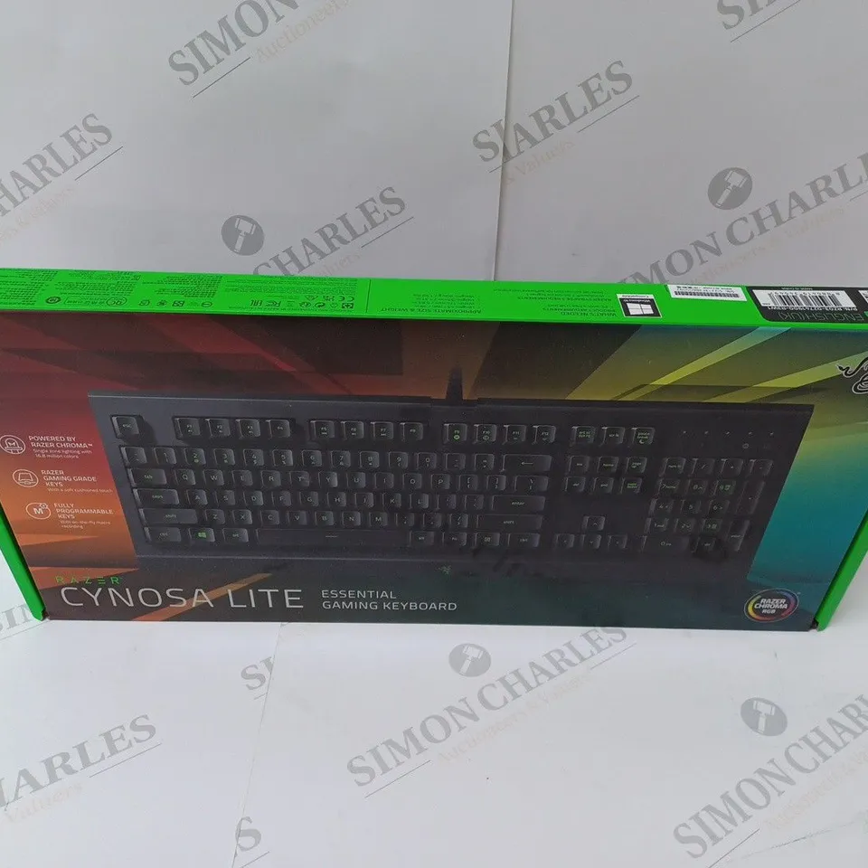 BRAND NEW BOXED RAZER CYNOSA LITE ESSENTIAL GAMING KEYBOARD