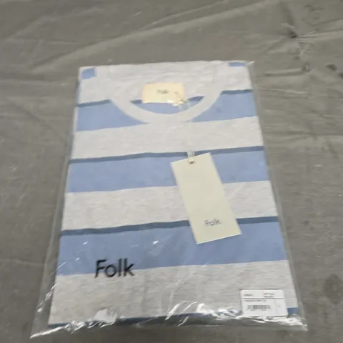 BAGGED FOLK SHADOW TEE - SIZE LARGE