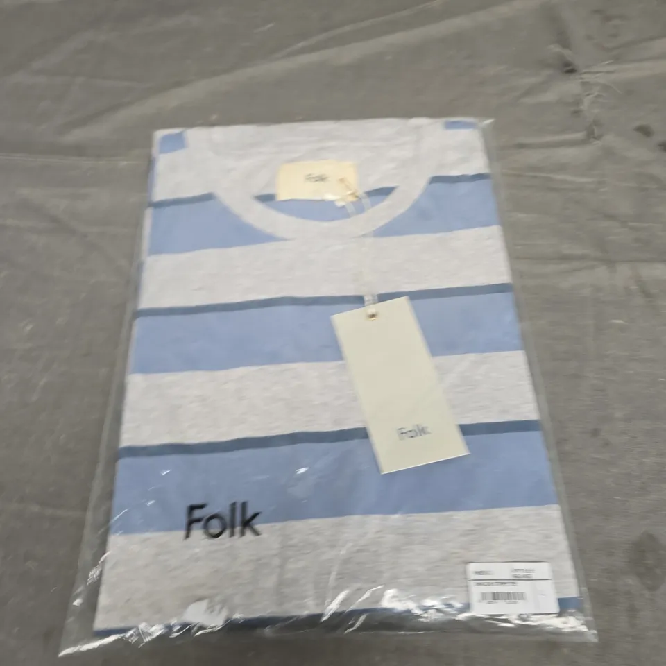 BAGGED FOLK SHADOW TEE - SIZE LARGE