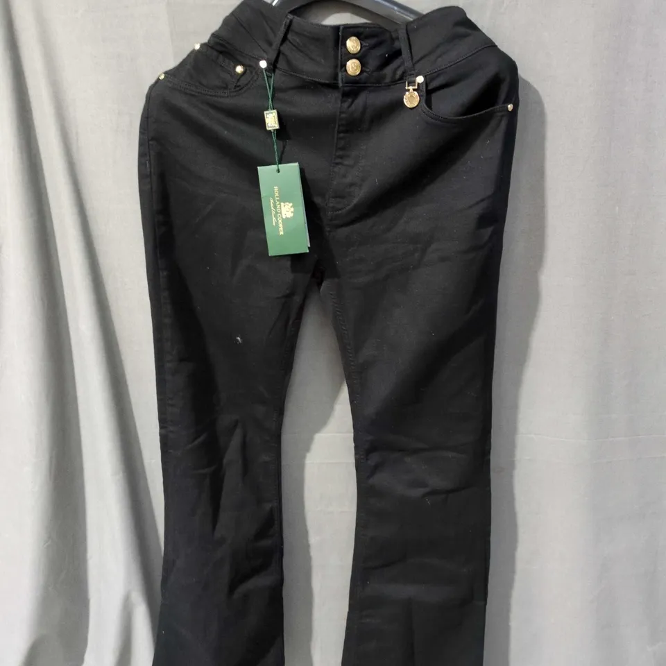 HOLLAND COOPER BLACK TROUSERS – WOMEN'S, SIZE 14L