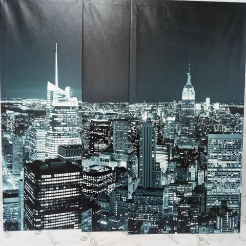 ARTGEIST 'NYC BY NIGHT' GRAPHIC ART PRINT MULTI-PIECE IMAGE ON CANVAS