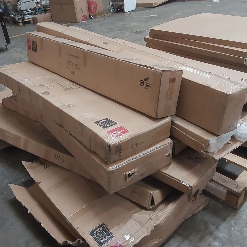 PALLET OF ASSORTED DESIGNER HOMESDIRECT365 FURNITURE PARTS