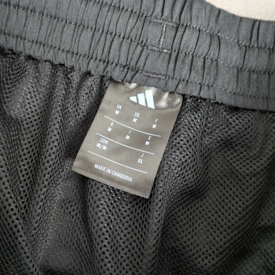 ADIDAS 3 STRIPE SHORTS IN BLACK - MEDIUM
