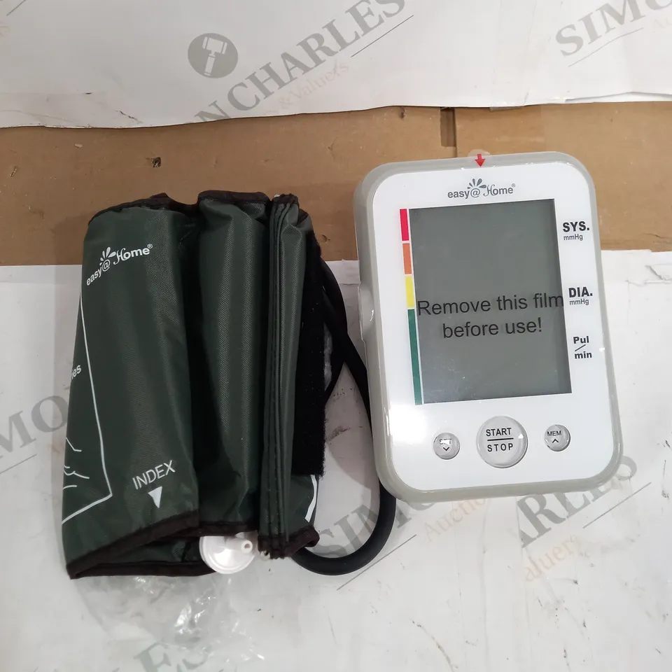 BOXED EASY @ HOME TMB-995 BLOOD PRESSURE MONITOR 