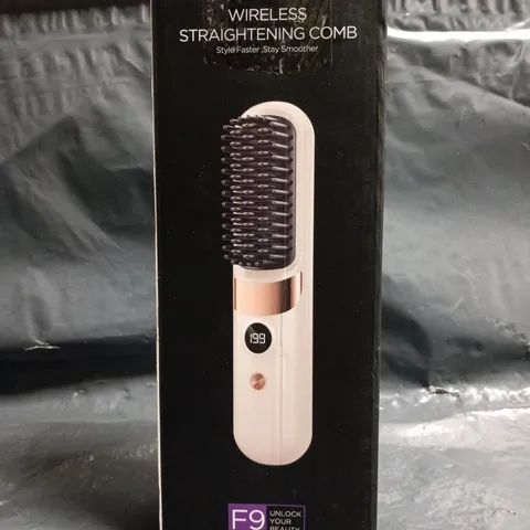 BOXED UNBRANDED WIRELESS STRAIGHTENING COMB