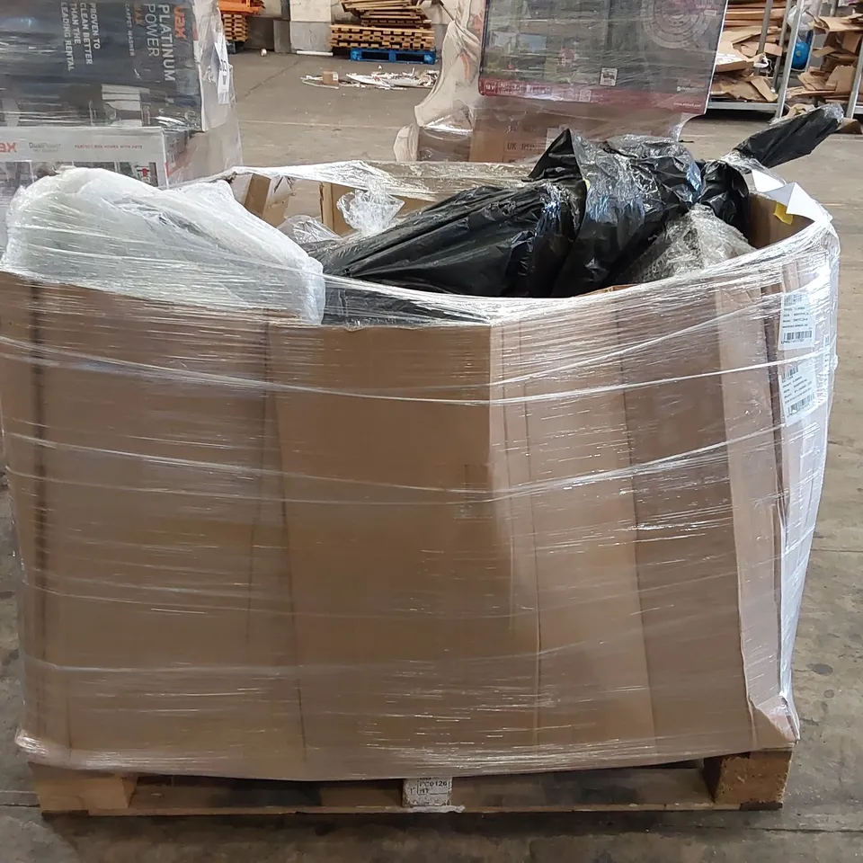 PALLET OF APPROXIMATELY 18 UNPROCESSED RAW RETURN HOUSEHOLD AND ELECTRICAL GOODS TO INCLUDE;