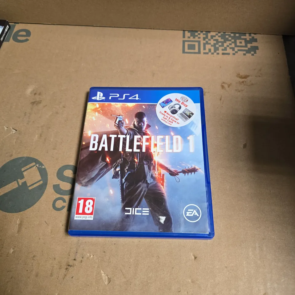 APPROXIMATELY 25 ASSORTED CONSOLE GAMES INCLUDING PS4 BATTLEFIELD , PS4 RED DEAD REDEMPTION II AND LEAP FROG LEAP TV 