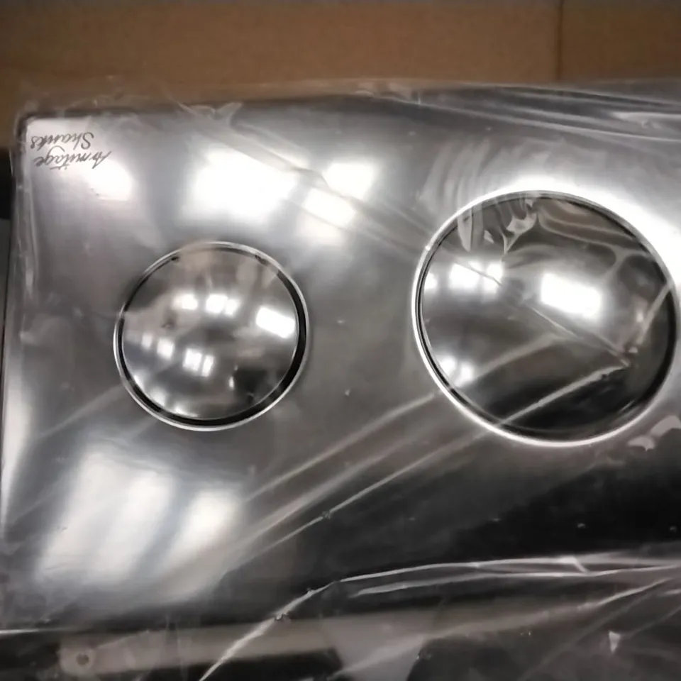 BOXED CONCEALED PNEUMATIC DUAL FLUSHPLATE