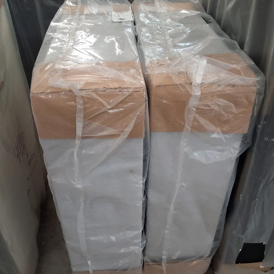 SILENTNIGHT 135CM 2 DRAWER WOVEN LIGHT GREY DIVAN BASE (2 PARTS)