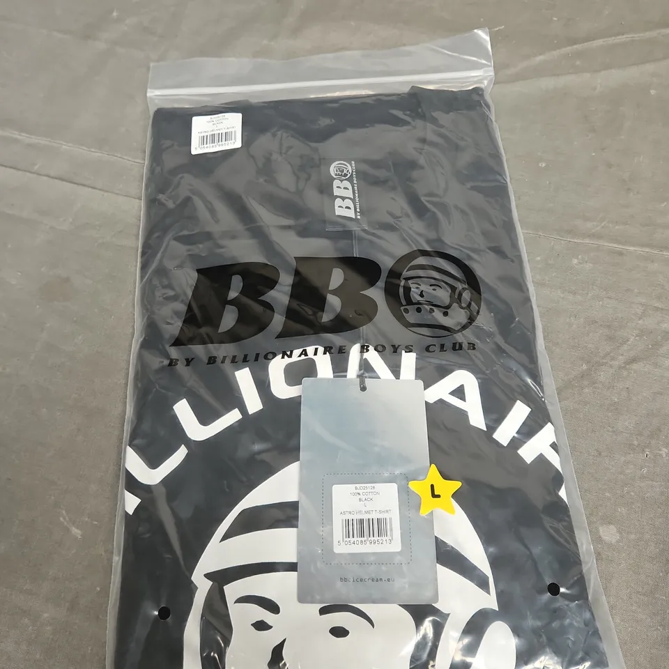 BAGGED BILLIONAIRE BOYS CLUB ASTRO HELMET TEE - SIZE LARGE
