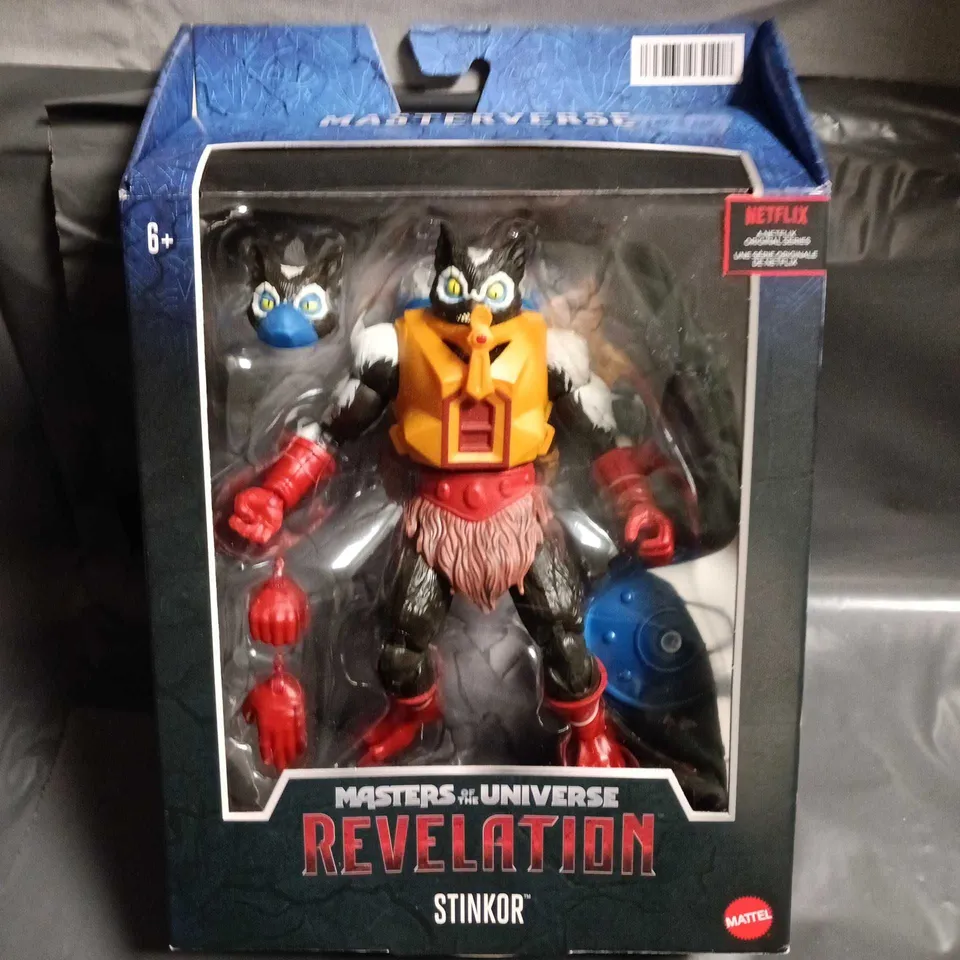MASTERS OF THE UNIVERSE REVELATION: STINKOR ACTION FIGURE – BOXED