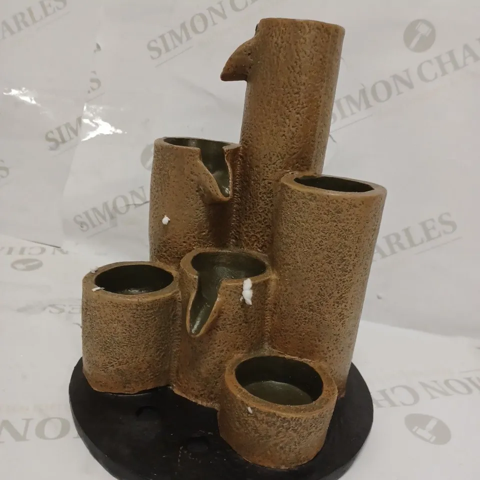 TIERED COLUMN TABLETOP FOUNTAIN