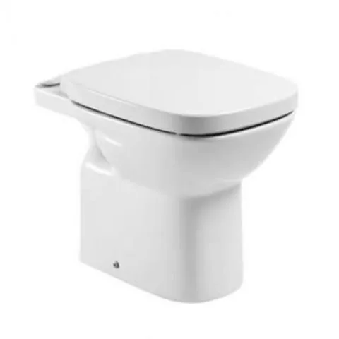 BRAND NEW BOXED DEBBA RIMLESS COMFORT HEIGHT BACK TO WALL PAN - WHITE