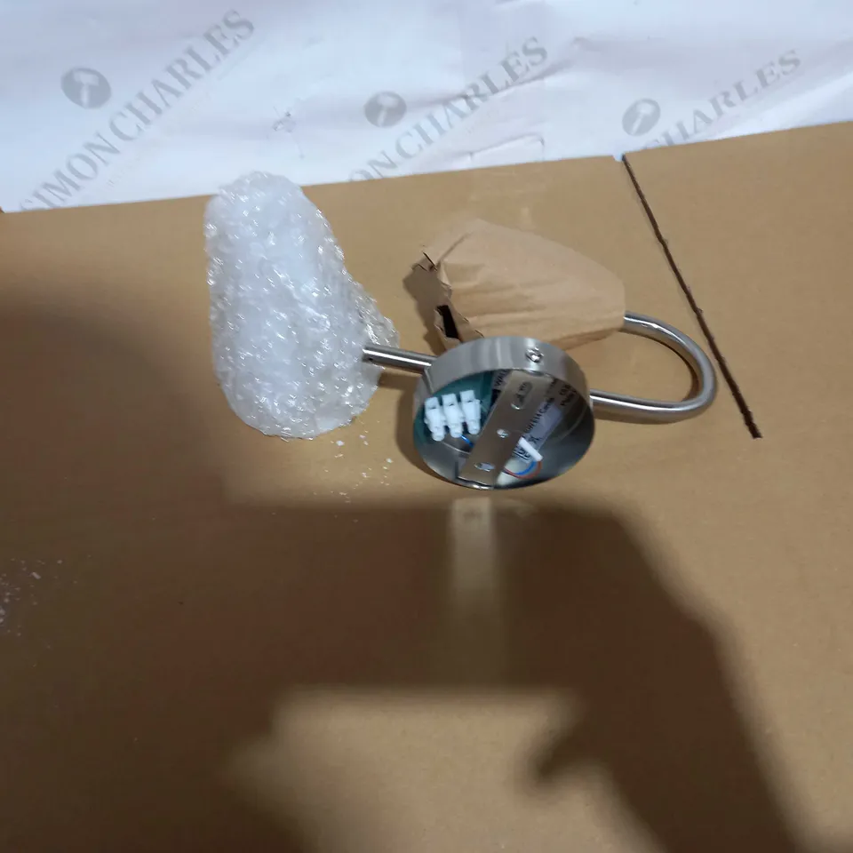 BRUSHED CHROME LULU WALL LIGHT