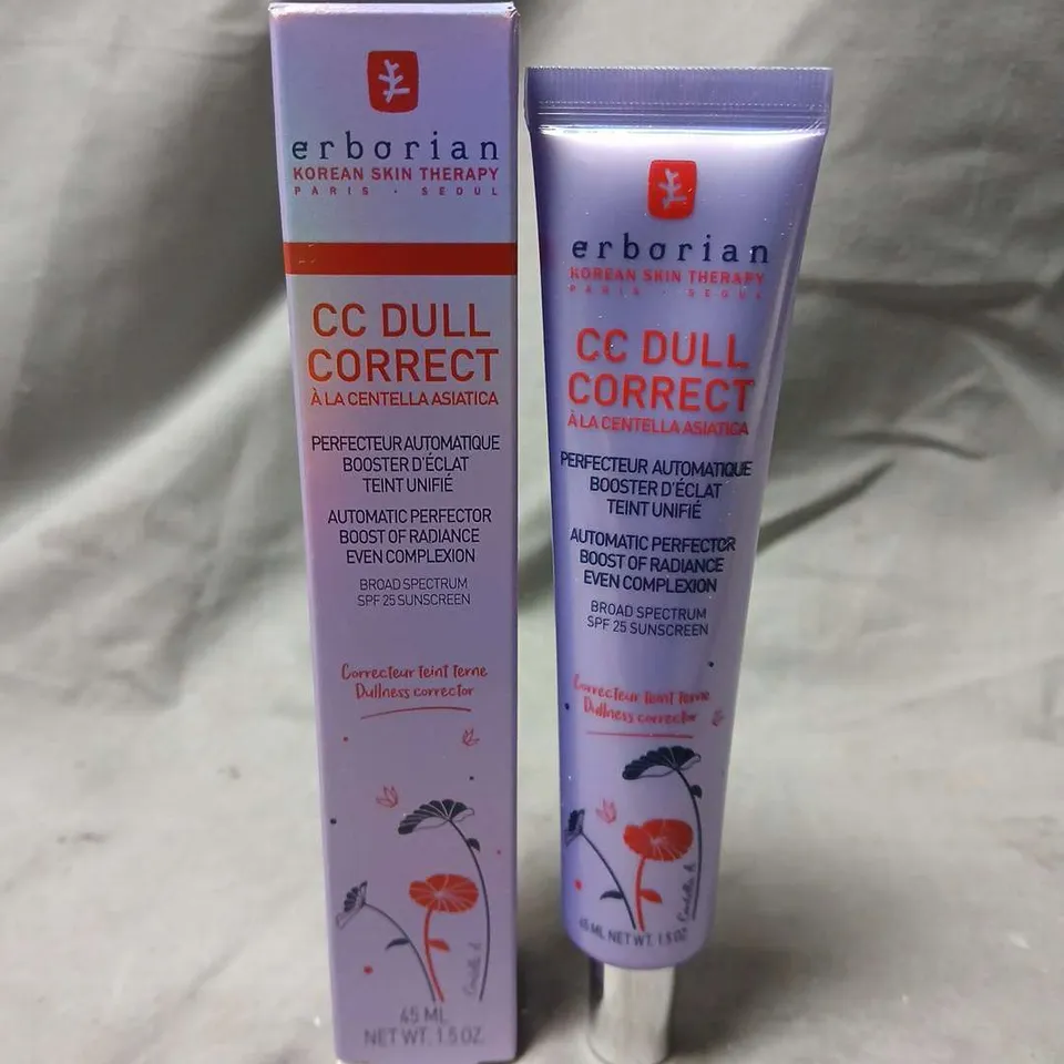 BOXED ERBORIAN CC DULL CORRECT – BROAD SPECTRUM SPF25, 45 ML