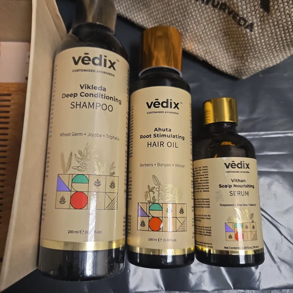 VEDIX 5-PIECE HAIR CARE SET
