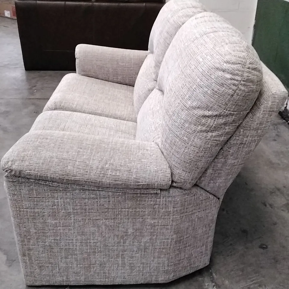 QUALITY BRITISH DESIGNER G PLAN MANUFACTURED CHLOE C 2 SEATER SOFA - MOORE AUTUMN FABRIC